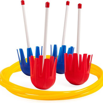 Plastic Dart And Target Ring Set