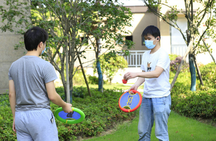 2 People Outdoor Ball Trampoline Game