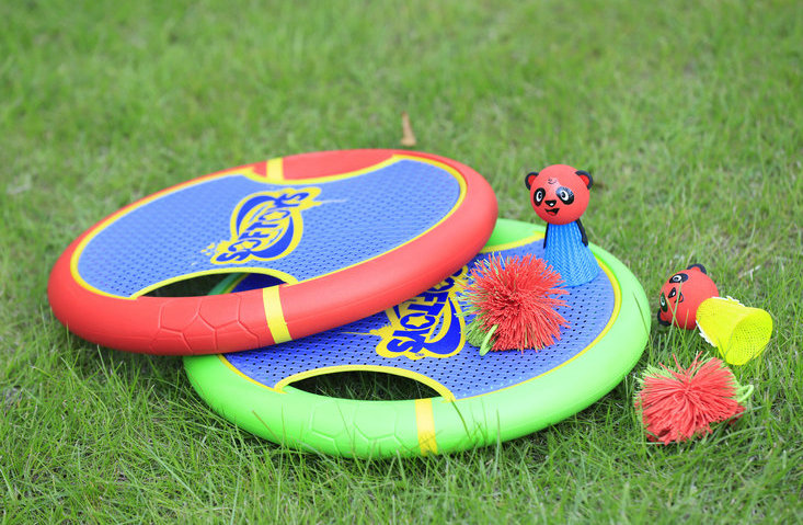 Yard Trampoline Paddle Ball Set