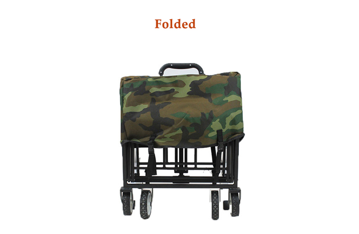 Camouflage Foldable Camping Cart