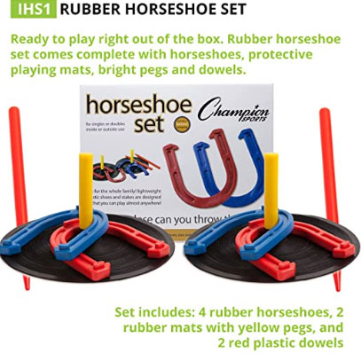 Outdoor Horseshoe Set